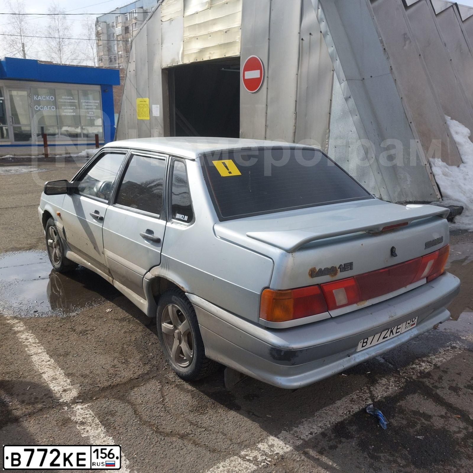 Фото автомобиля LADA 2115 SAMARA, 2002 — госномер В772КЕ156. Цвет: СЕРЕБРИСТО-ГОЛУБОЙ