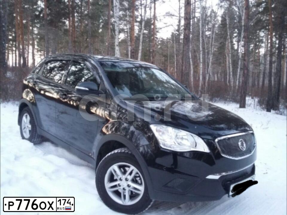 Фото автомобиля SSANGYONG ACTYON, 2012 — госномер У753КН142. Цвет: ЧЕРНЫЙ