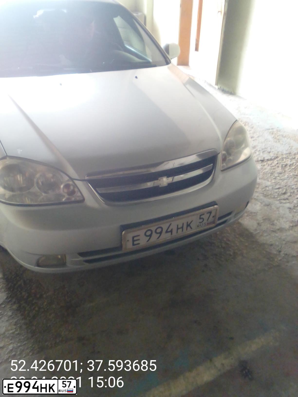 Фото автомобиля CHEVROLET LACETTI, 2005 — госномер Е994НК57