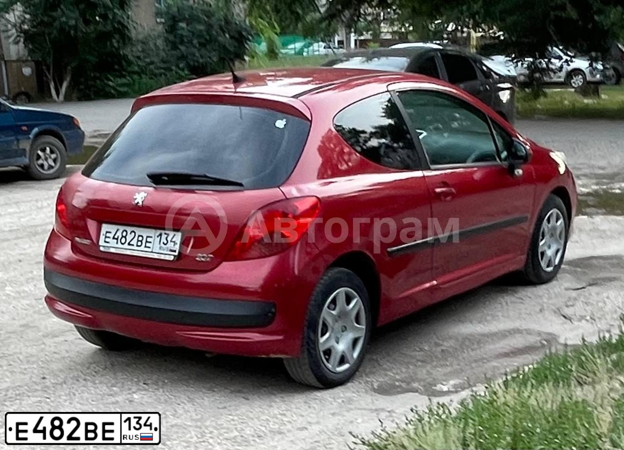 Фото автомобиля PEUGEOT 207, 2008 — госномер Н237АЕ134