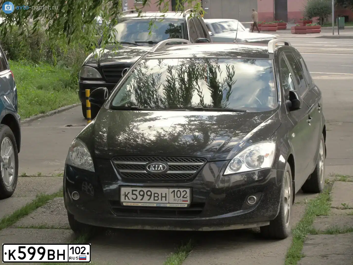 Фото автомобиля KIA CEE'D, 2008 — госномер Р979КО39. Цвет: ЧЕРНЫЙ ПЕРЛАМУТР