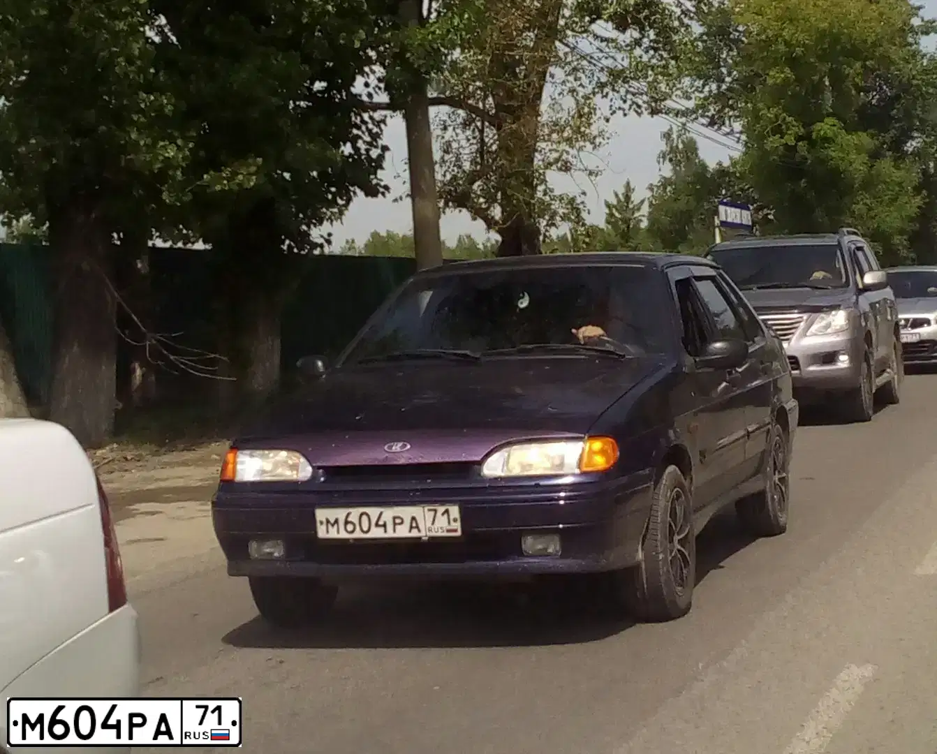 Фото автомобиля LADA 2115 SAMARA, 2011 — госномер М604РА71. Цвет: СИНИЙ