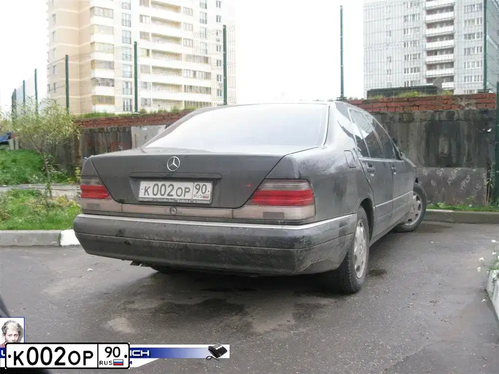 Фото автомобиля МЕРСЕДЕС 350, 1995 — госномер С208НВ67. Цвет: ЧЕРНЫЙ