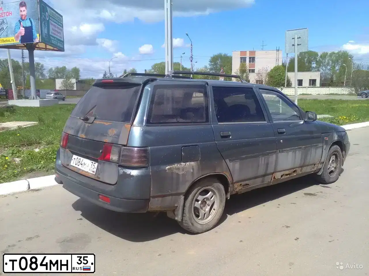 Фото автомобиля LADA 2111, 2000 — госномер Т084МН35. Цвет: ТЕМНЫЙ СЕРО-СИНИЙ