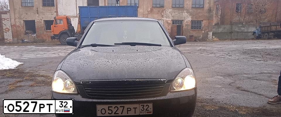 Фото автомобиля LADA 2170 PRIORA, 2008 — госномер Т437АС57. Цвет: ЧЕРНЫЙ