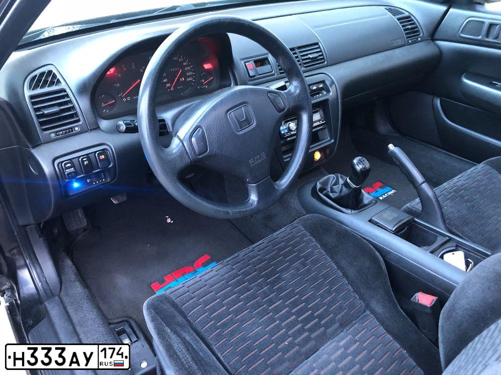 Фото автомобиля HONDA PRELUDE, 1997 — госномер Н333АУ174. Цвет: ЧЕРНЫЙ