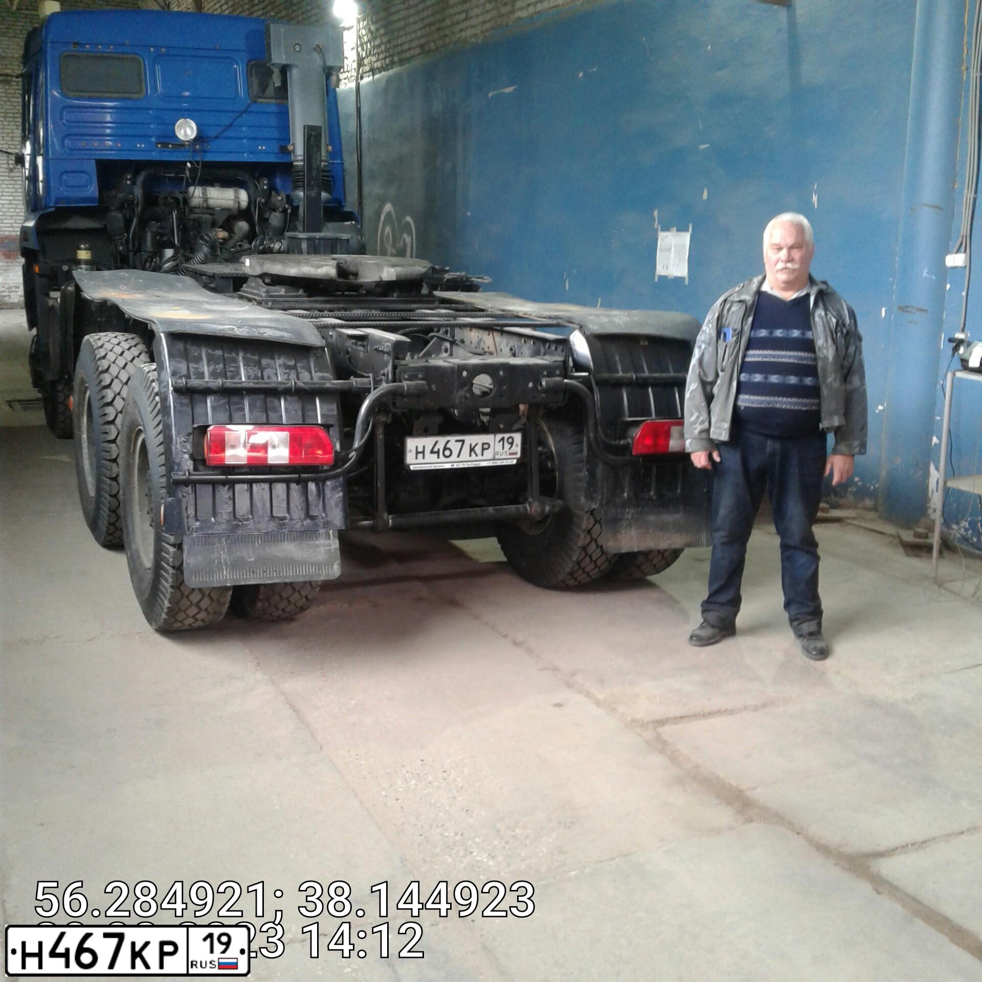 Фото автомобиля KAMAZ 65225 /6X6/, 2019 — госномер В544ОО41