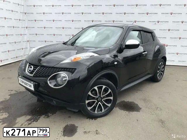 Фото автомобиля NISSAN JUKE, 2013 — госномер К271АР799. Цвет: ЧЕРНЫЙ