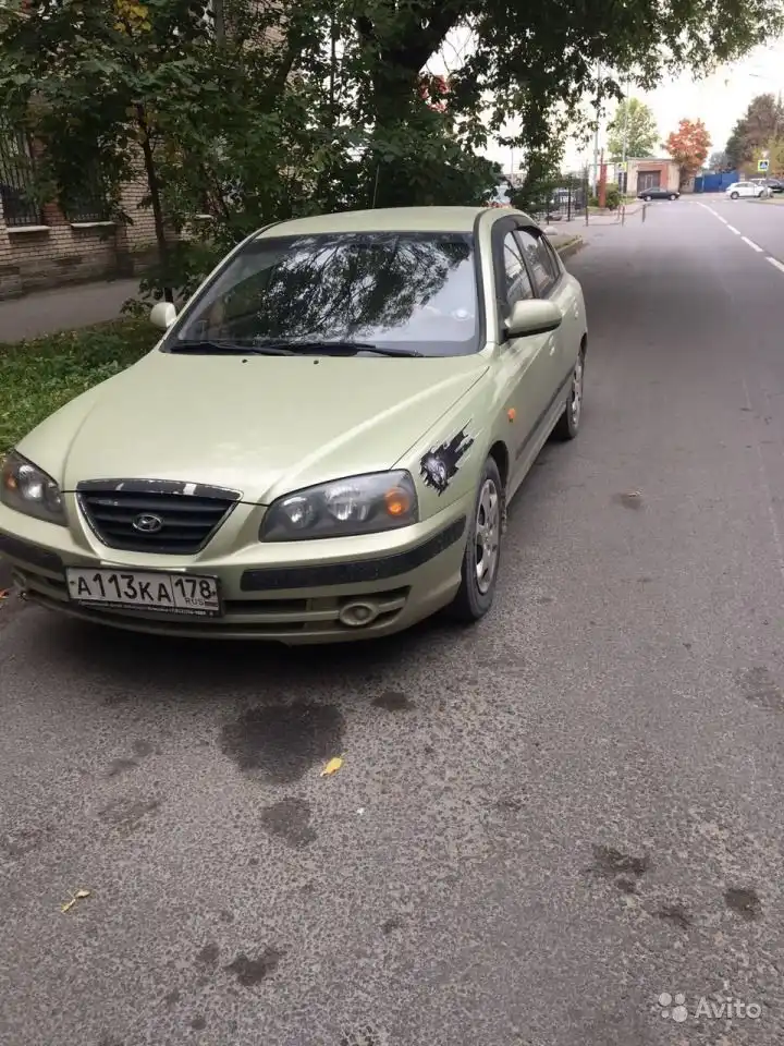 Фото автомобиля HYUNDAI Elantra GLS (Middle-Super/Deluxe), 2004 — госномер А113КА178