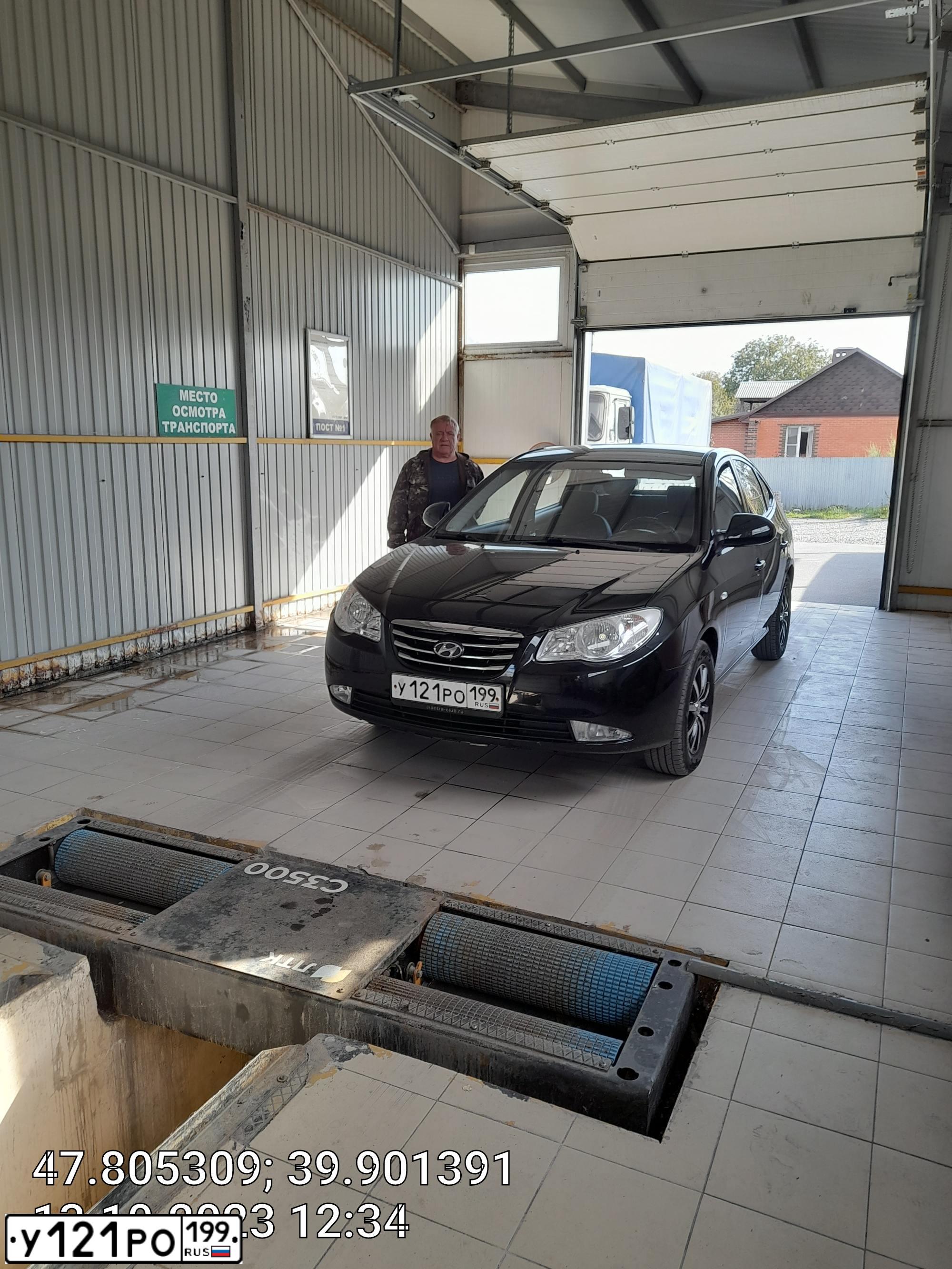 Фото автомобиля HYUNDAI ELANTRA, 2008 — госномер Е881НЕ761