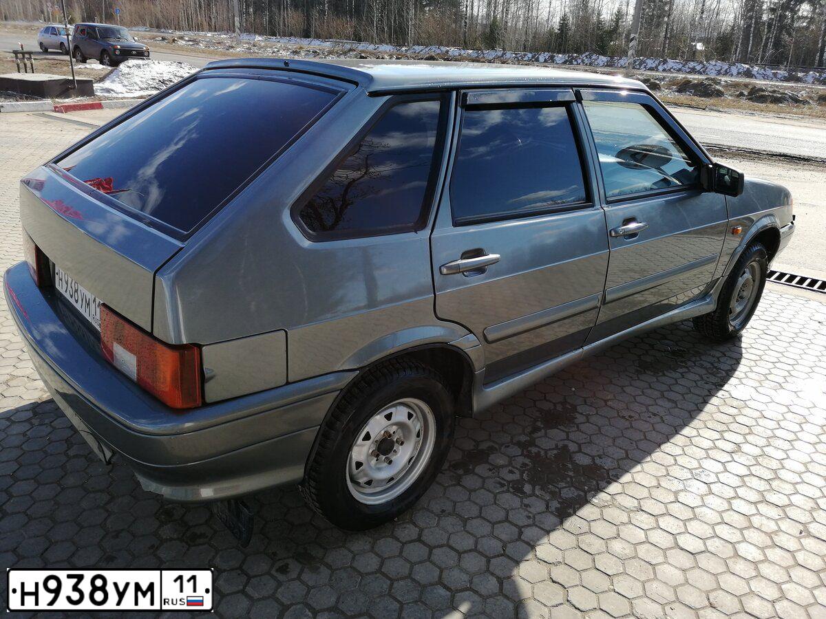 Фото автомобиля LADA 2114 SAMARA, 2010 — госномер Р797ТТ11. Цвет: средний серо-зеленый металлик