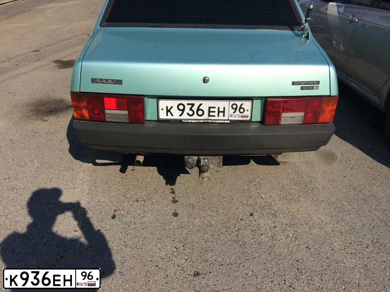 Фото автомобиля LADA 2109 SAMARA, 2003 — госномер К936ЕН96. Цвет: СЕРО-ЗЕЛЕНЫЙ