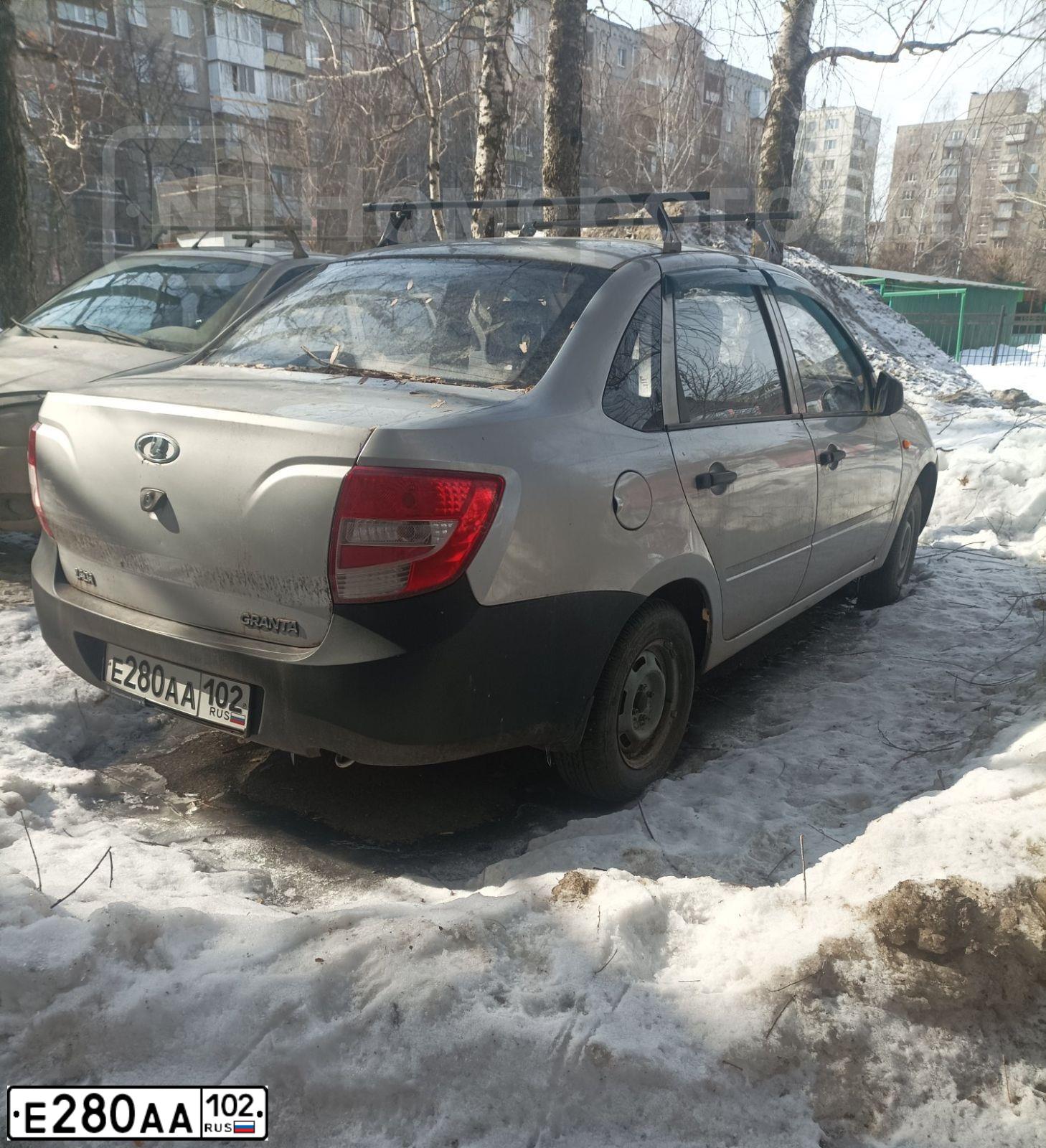 Фото автомобиля LADA 2190 GRANTA, 2012 — госномер Н160УМ126. Цвет: СЕРЕБРИСТЫЙ