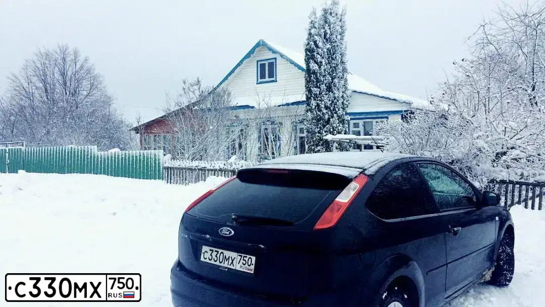 Фото автомобиля FORD FOCUS, 2007 — госномер С330МХ750. Цвет: ЧЕРНЫЙ