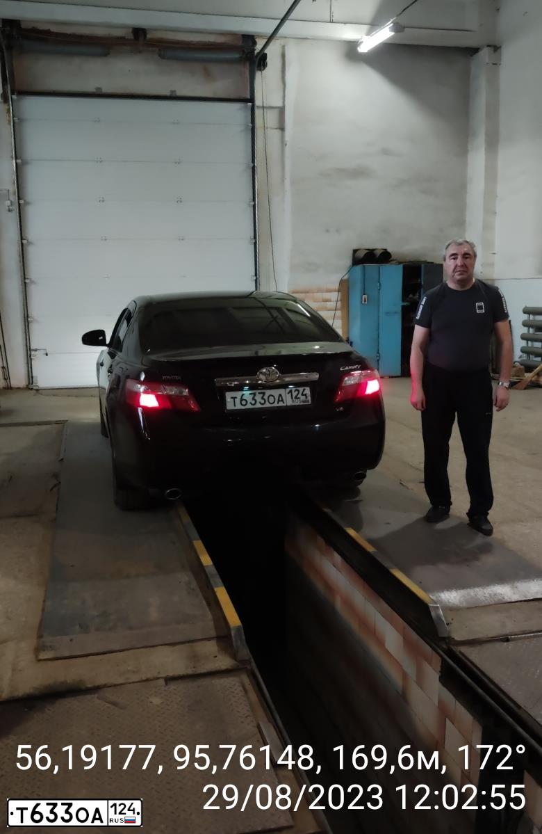 Фото автомобиля TOYOTA CAMRY, 2011 — госномер С296ТН124. Цвет: ЧЕРНЫЙ