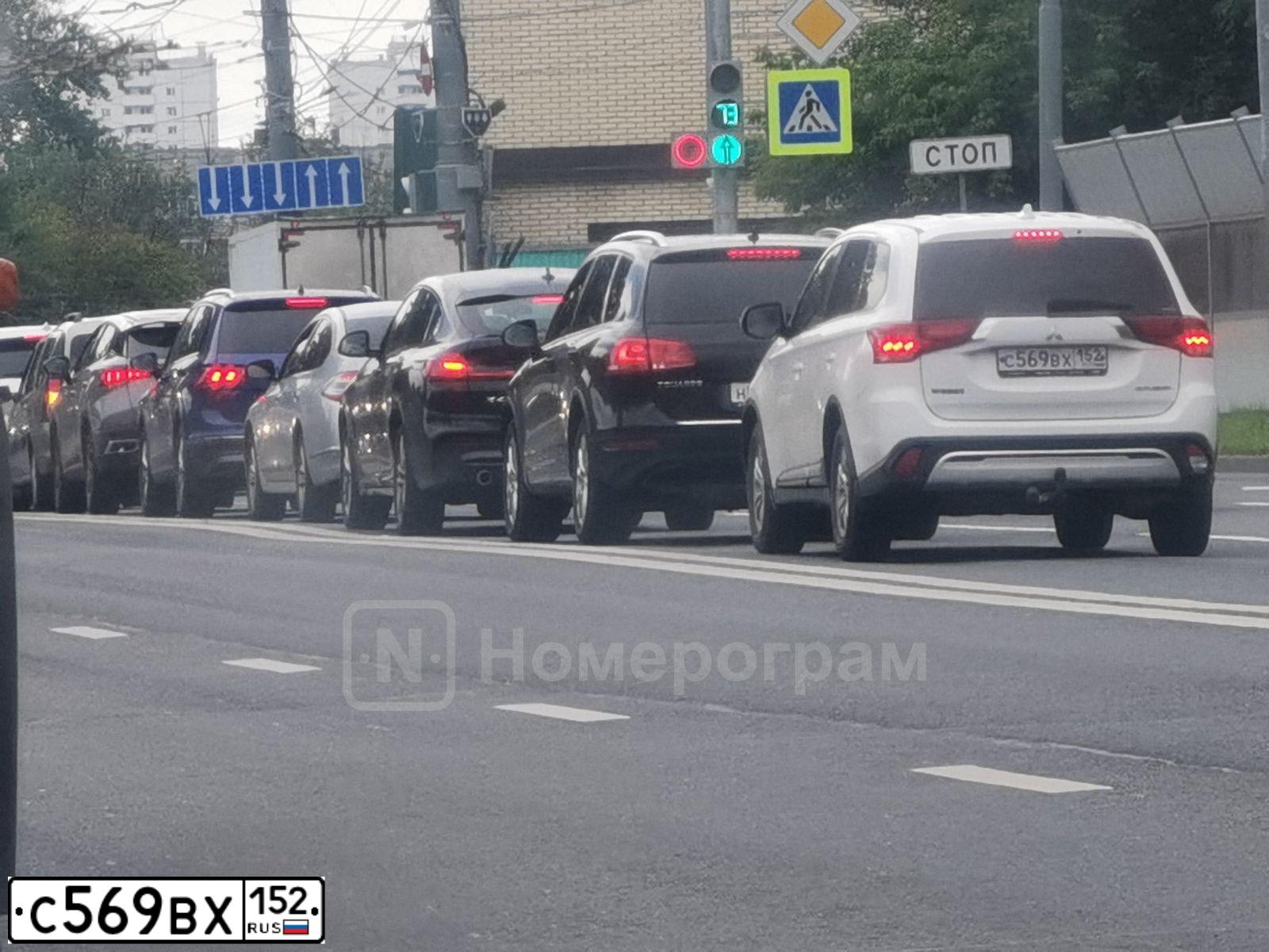 Фото автомобиля MITSUBISHI OUTLANDER, 2019 — госномер С569ВХ152. Цвет: Белый