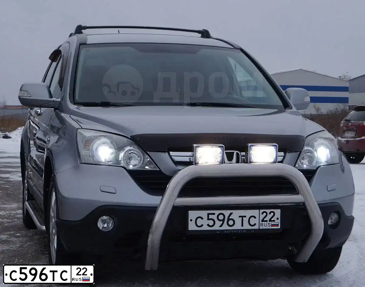 Фото автомобиля HONDA CR-V, 2007 — госномер А333НУ93. Цвет: СЕРЕБРИСТЫЙ
