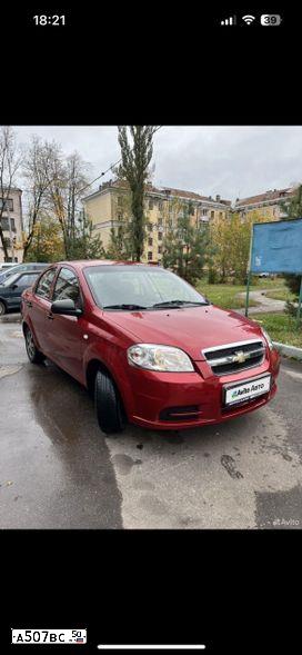 Фото автомобиля CHEVROLET AVEO, 2007 — госномер А507ВС50. Цвет: КРАСНЫЙ
