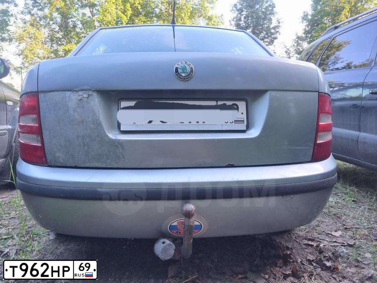 Фото автомобиля SKODA FABIA, 2002 — госномер В786ВХ90. Цвет: СЕРО-ГОЛУБОЙ