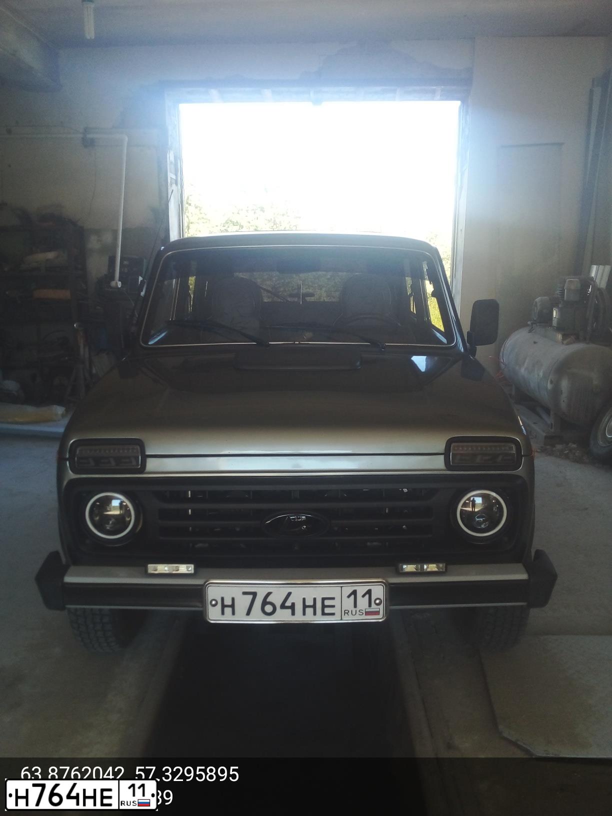 Фото автомобиля LADA 2131 NIVA, 2008 — госномер Н764НЕ11