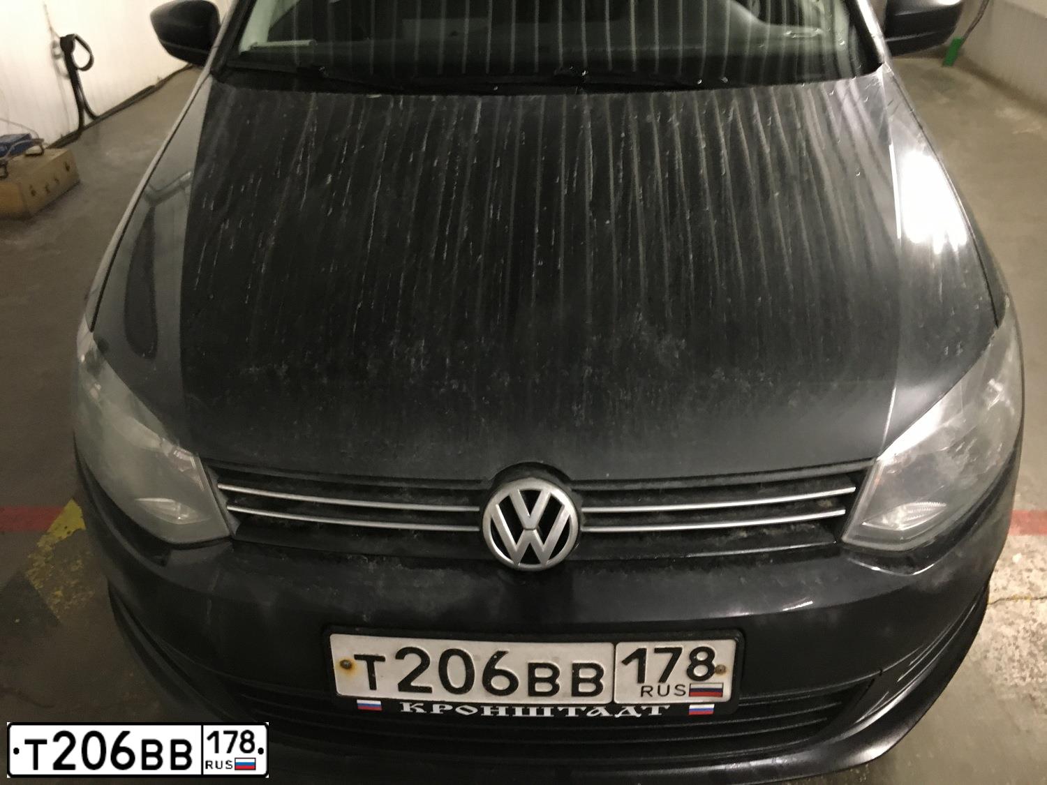 Фото автомобиля VOLKSWAGEN POLO, 2014 — госномер Т206ВВ178