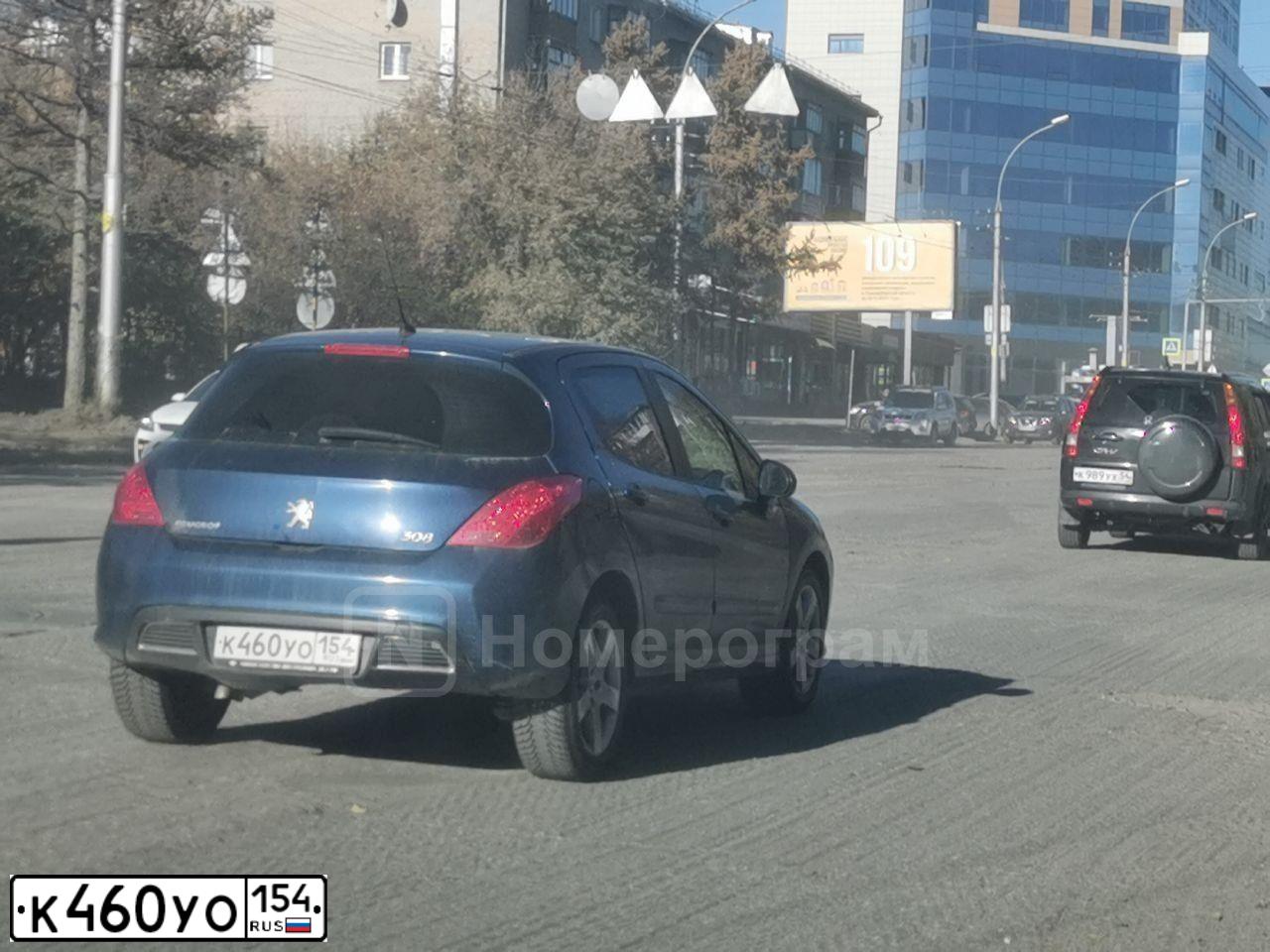 Фото автомобиля PEUGEOT 308, 2008 — госномер Н112УР790. Цвет: синий
