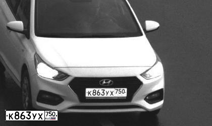 Фото автомобиля HYUNDAI SOLARIS, 2019 — госномер В935ЕА774. Цвет: Белый