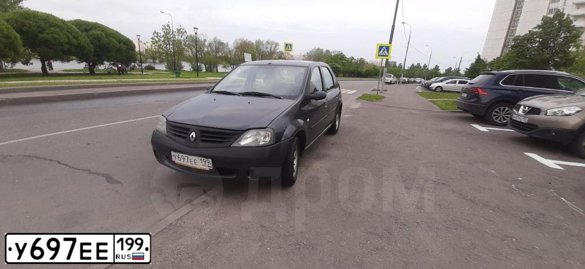 Фото автомобиля RENAULT LOGAN, 2008 — госномер К437ТК21. Цвет: ТЕМНО-СЕРЫЙ