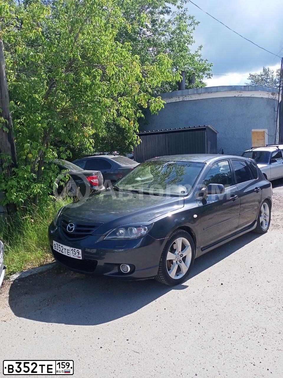 Фото автомобиля MAZDA 3, 2006 — госномер В352ТЕ159