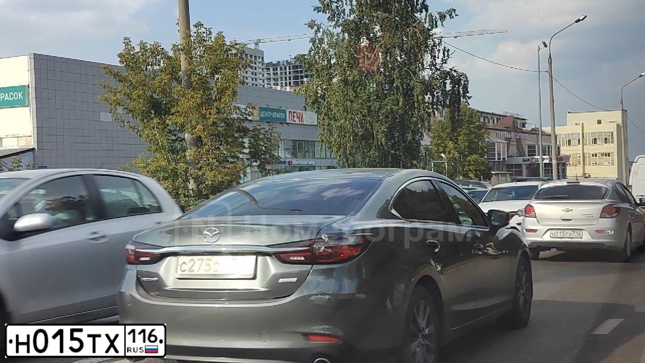 Фото автомобиля NISSAN PATHFINDER, 2012 — госномер М282НА16. Цвет: КОРИЧНЕВЫЙ