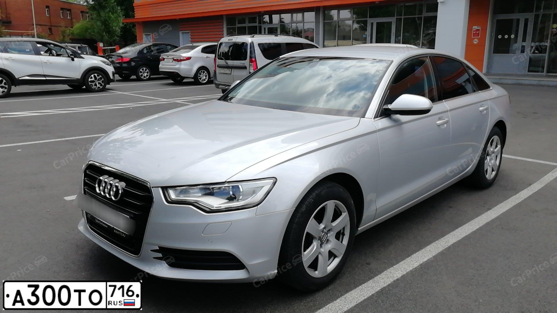 Фото автомобиля AUDI A6, 2013 — госномер А014ТЕ172. Цвет: Серебристый
