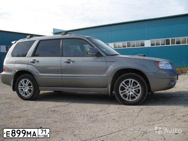 Фото автомобиля SUBARU FORESTER, 2005 — госномер В343ВВ71. Цвет: БЕЛЫЙ (СЕРЫЙ)