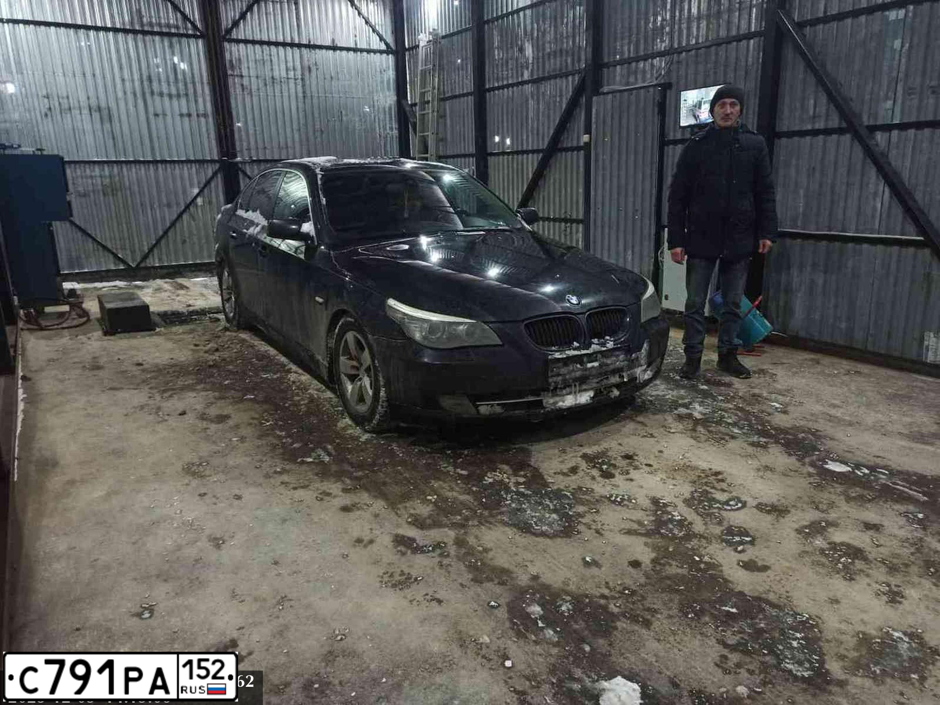 Фото автомобиля БМВ 525I, 2007 — госномер О117ОН71. Цвет: ЧЕРНЫЙ