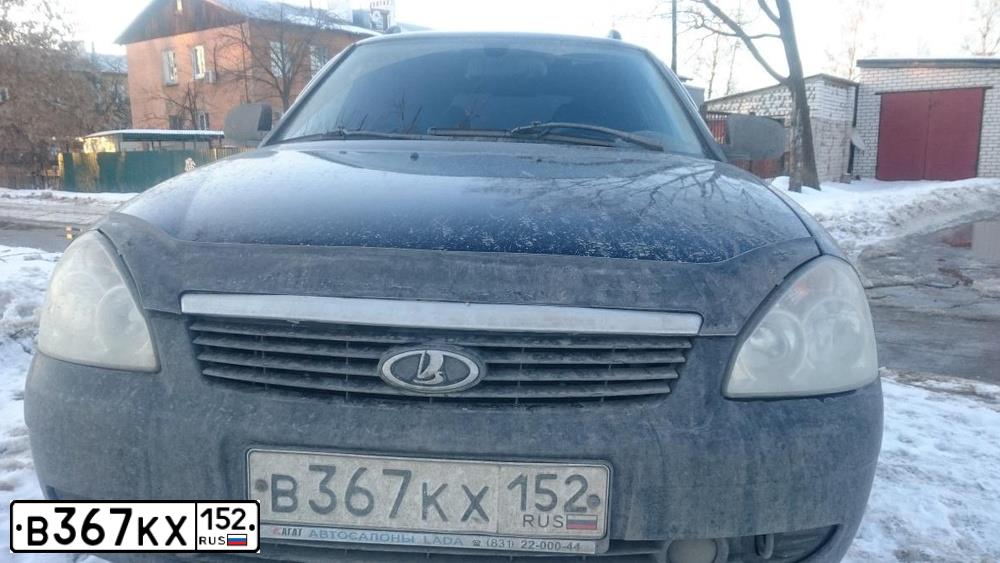 Фото автомобиля LADA 2171 PRIORA, 2010 — госномер В367КХ152. Цвет: ЧЕРНЫЙ