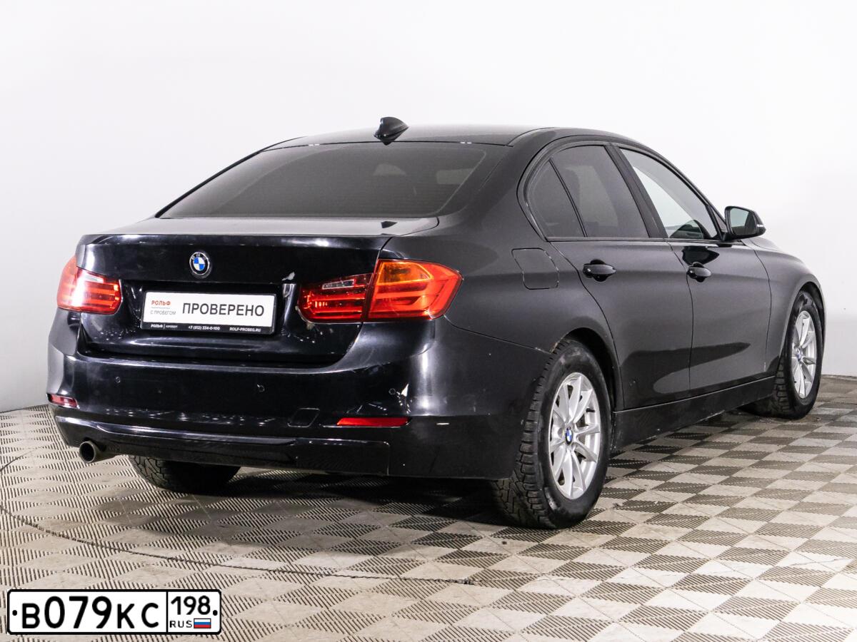 Фото автомобиля BMW SERIE 3, 2014 — госномер В079КС198. Цвет: ЧЕРНЫЙ