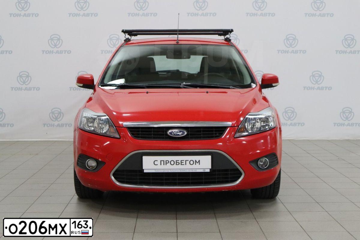 Фото автомобиля FORD FOCUS, 2011 — госномер М790ОН13. Цвет: Красный