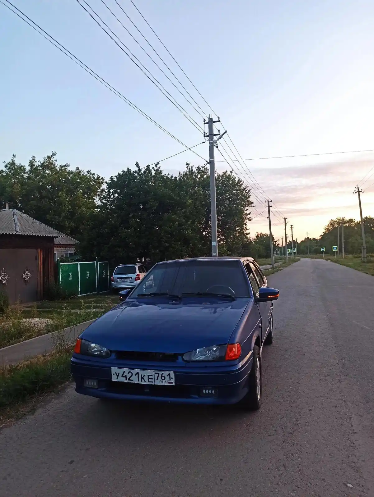 Фото автомобиля LADA 2114 SAMARA, 2003 — госномер У468РС161. Цвет: СЕРЕБРИСТЫЙ ЯРКО-СИНИЙ