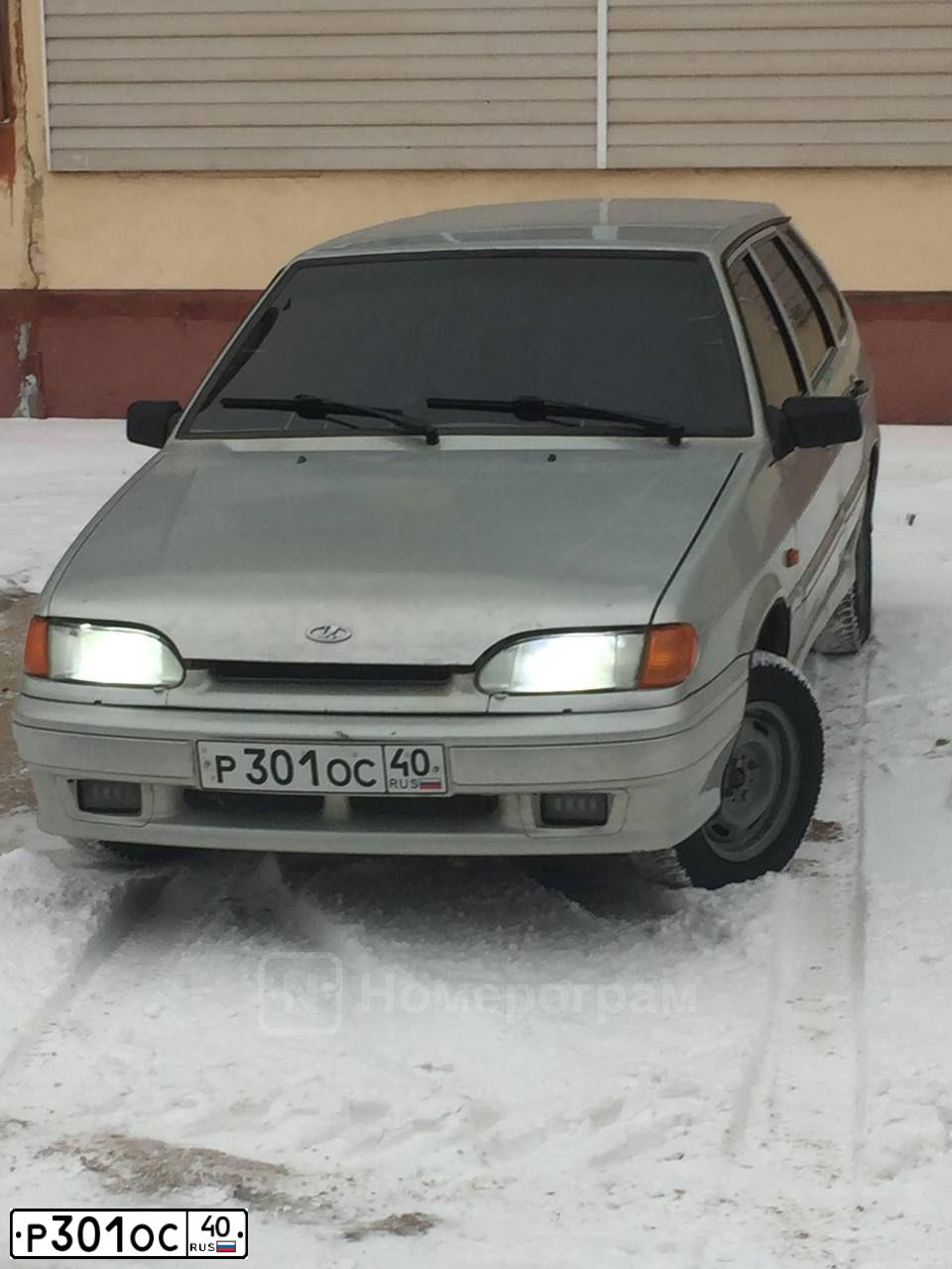 Фото автомобиля LADA 2114, 2006 — госномер С532ТР40. Цвет: БЕЛО БЕЖЕВЫЙ