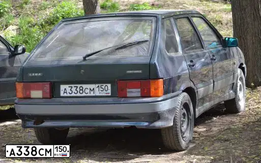 Фото автомобиля LADA 2114 SAMARA, 2007 — госномер Х550УМ12. Цвет: Темно-зеленый
