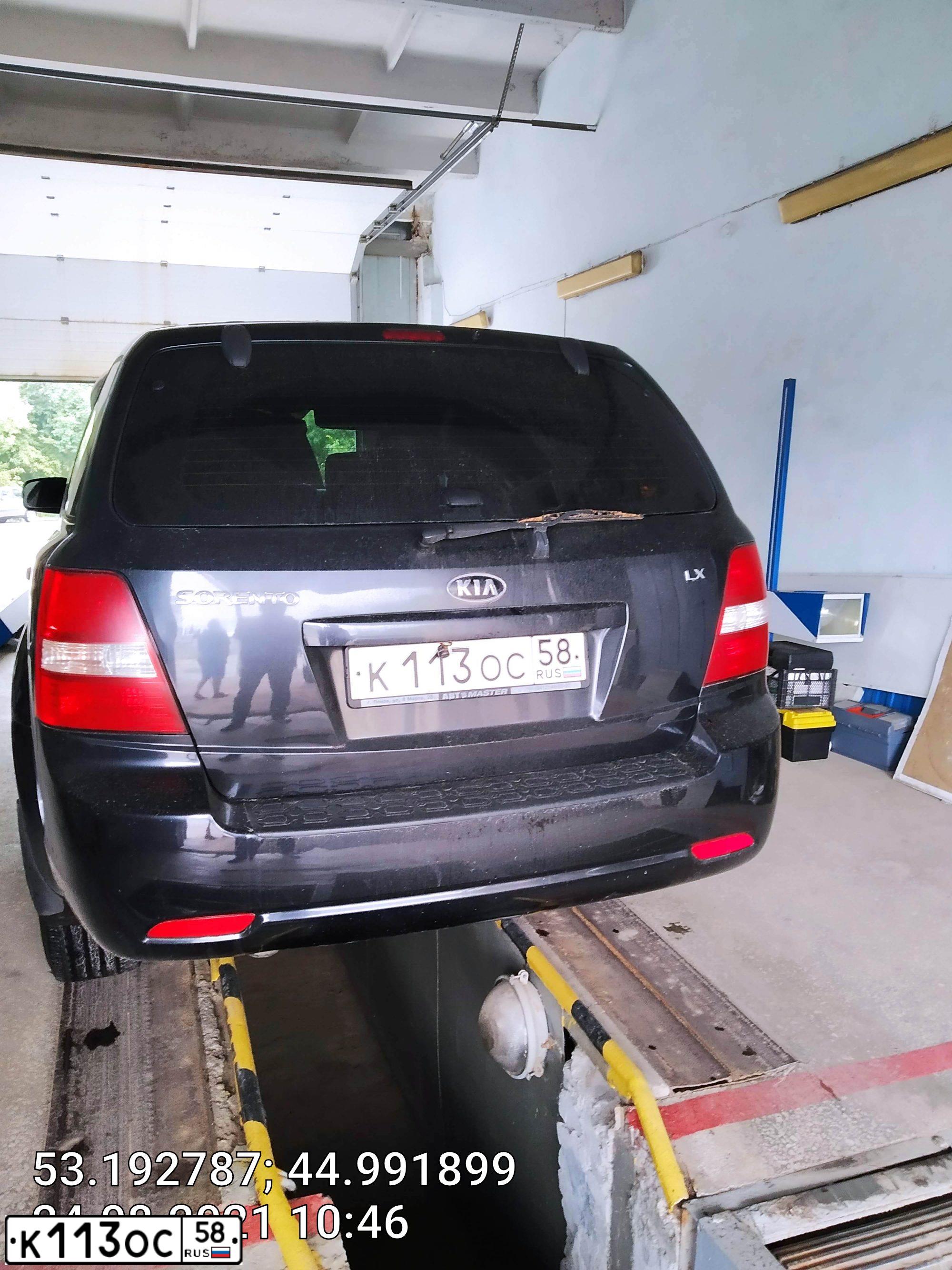 Фото автомобиля KIA SORENTO, 2009 — госномер К113ОС58