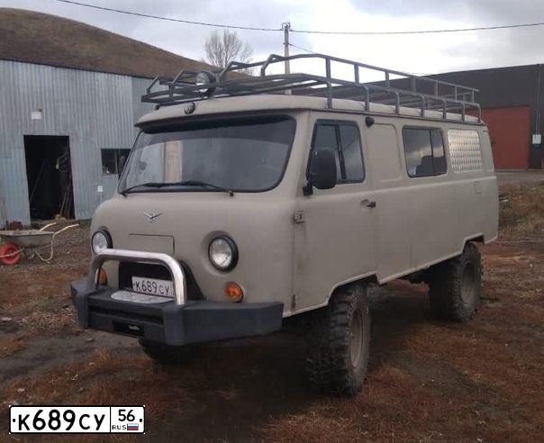 Фото автомобиля UAZ 3962, 1999 — госномер К689СУ56. Цвет: БЕЛАЯ НОЧЬ