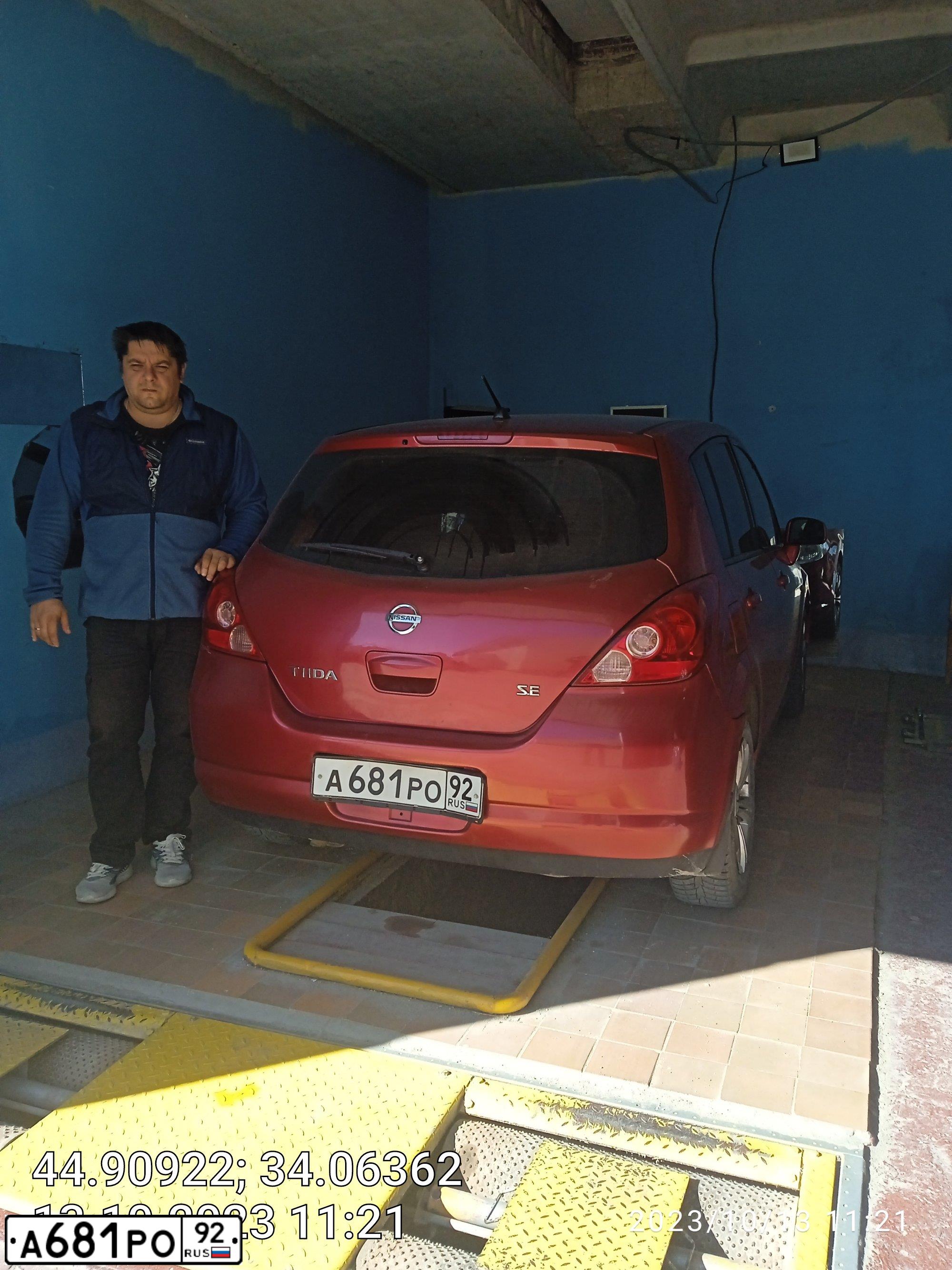 Фото автомобиля NISSAN TIIDA, 2007 — госномер М115УО82