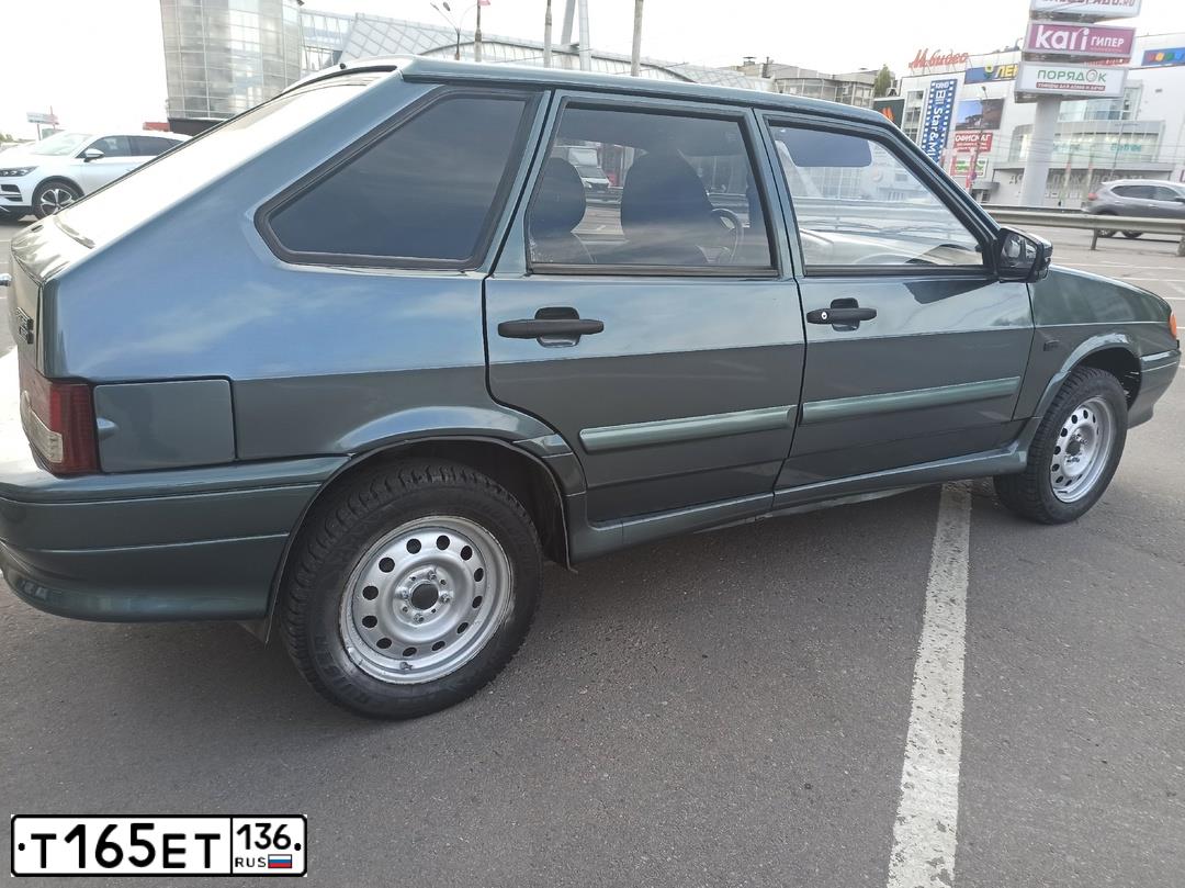 Фото автомобиля LADA 2114 SAMARA, 2008 — госномер К925НА136. Цвет: СЕРО-СИНЕ ЗЕЛЕНЫЙ