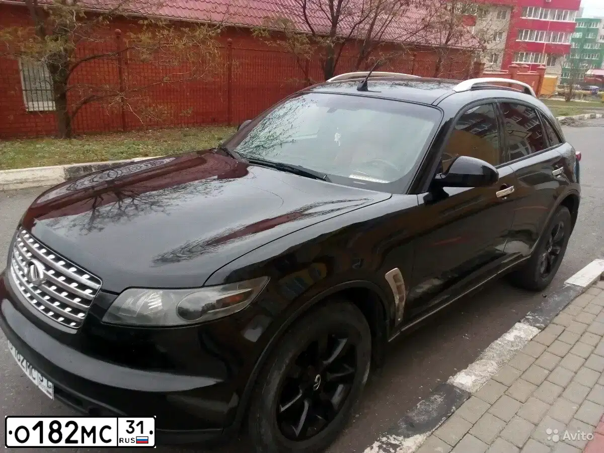 Фото автомобиля INFINITI QX70 /FX/, 2004 — госномер В463МТ193. Цвет: ЧЕРНЫЙ