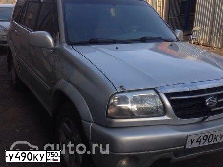 Фото автомобиля SUZUKI VITARA XL-7, 2001 — госномер Е222УА177. Цвет: СЕРЫЙ