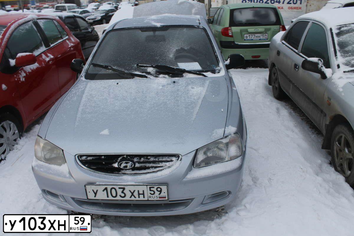 Фото автомобиля TAGAZ ACCENT, 2007 — госномер В952НЕ196. Цвет: Серебристый