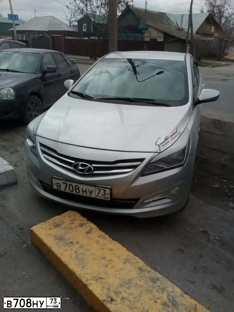 Фото автомобиля HYUNDAI SOLARIS, 2014 — госномер В708НУ73