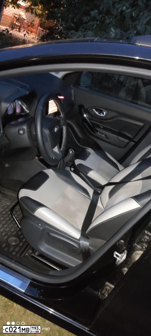 Фото автомобиля LADA XRAY, 2017 — госномер С021МВ193. Цвет: ЧЕРНЫЙ