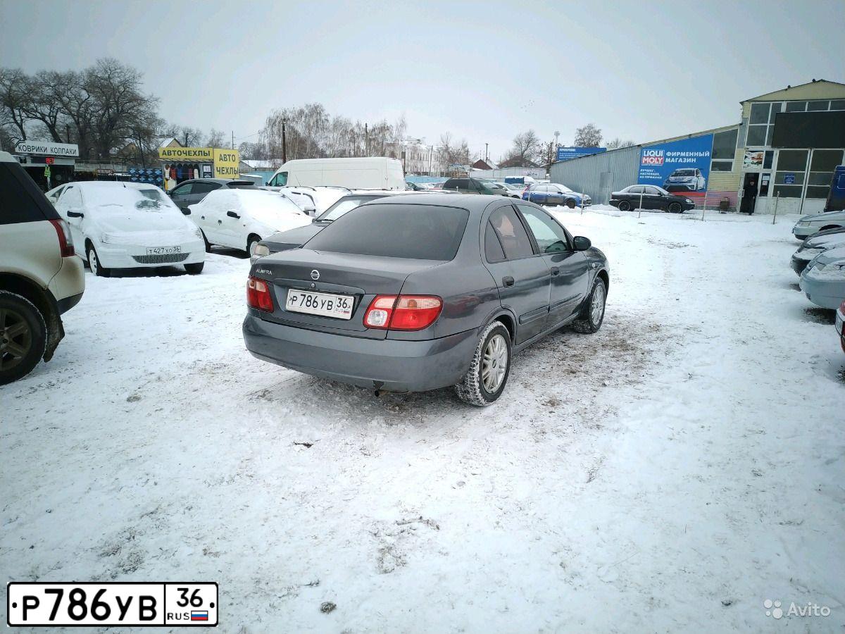 Фото автомобиля NISSAN ALMERA, 2005 — госномер Н358КМ136. Цвет: Серый