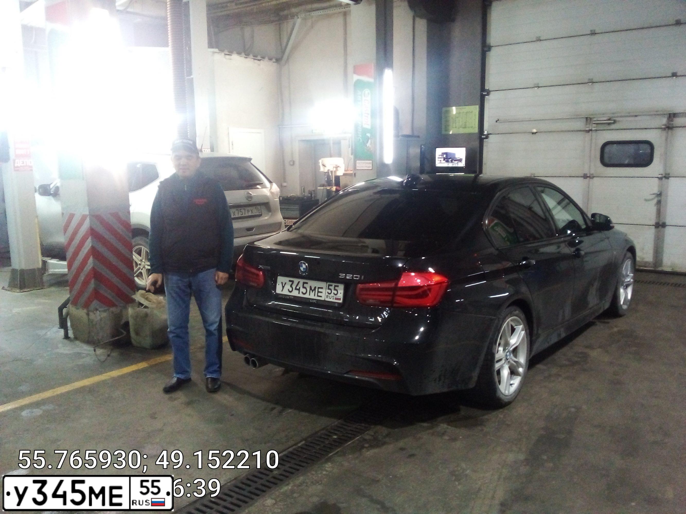 Фото автомобиля BMW 3, 2017 — госномер С742НН716. Цвет: ЧЕРНЫЙ